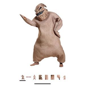 Disguise Mens XL Oogie Boogie Prestige Adult Costume Halloween Disney NEW